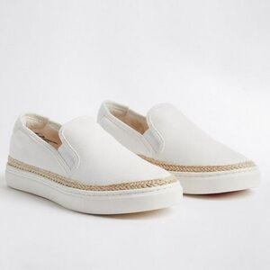 Torrid canvas espadrille slip-on sneakers Size 8.5 NWT